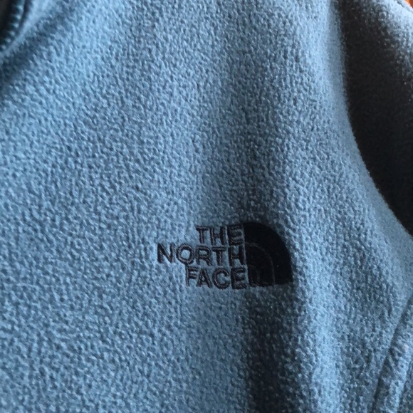 Youth Boys XL 18 20 TNF THE NORTH FACE Fleece Jacket Slate Blue Gray - Picture 2 of 8